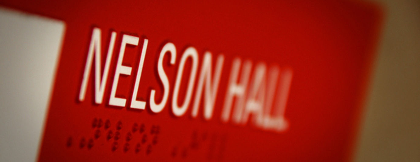 Building Sign - Nelson Hall