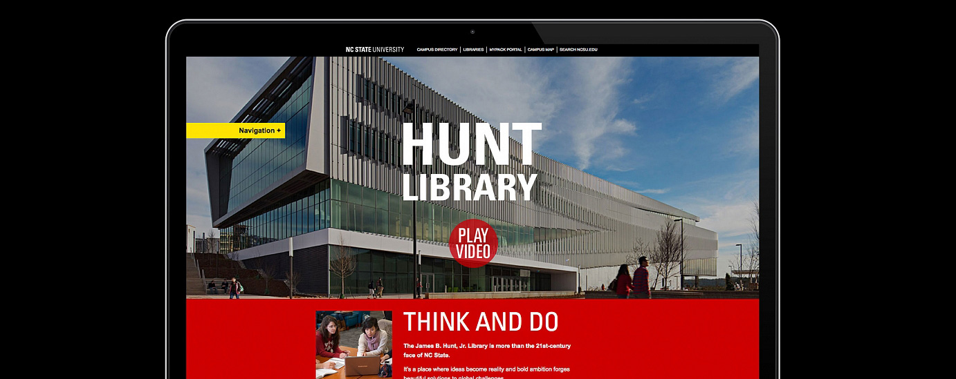Hunt Library Microsite