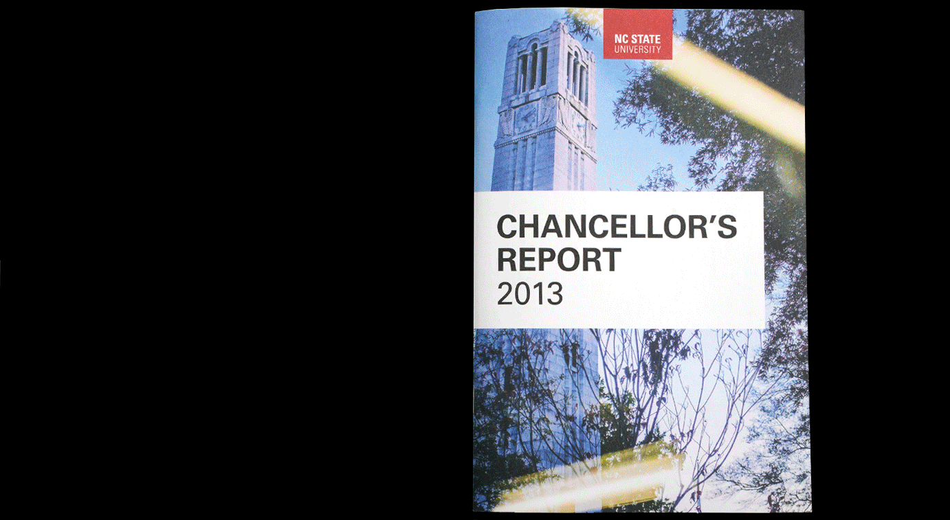 Photograph of printed annual report