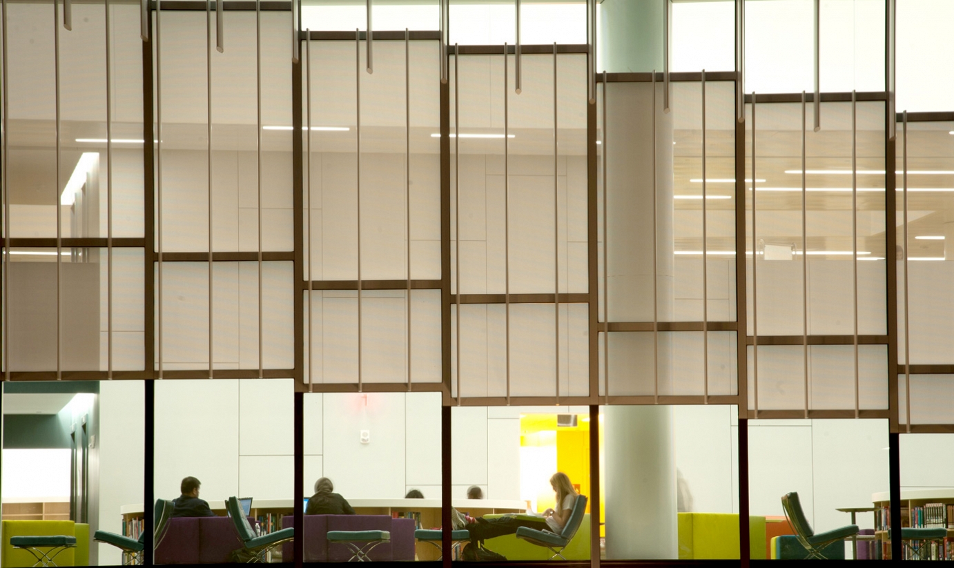 Windows of the Hunt Library