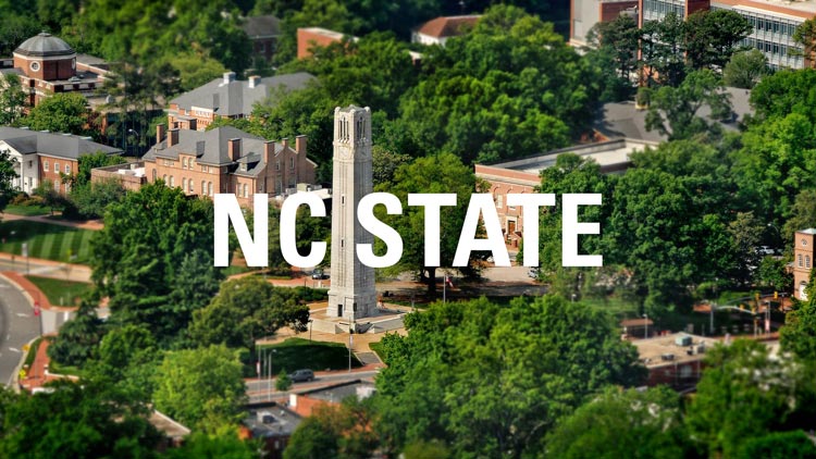 Aerial shot of belltower