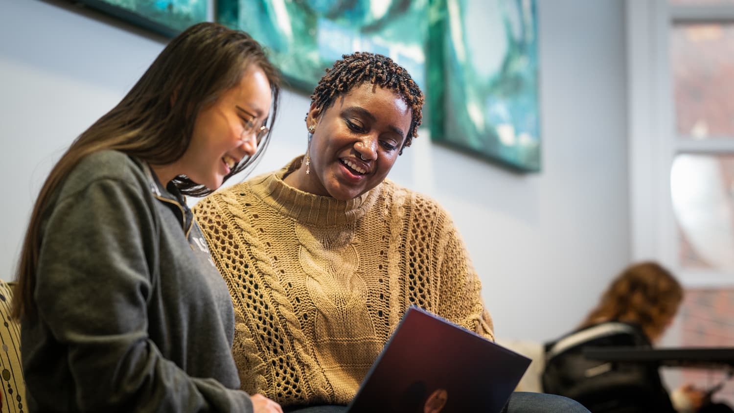 Students work and collaborate in David Clark Labs on main campus.