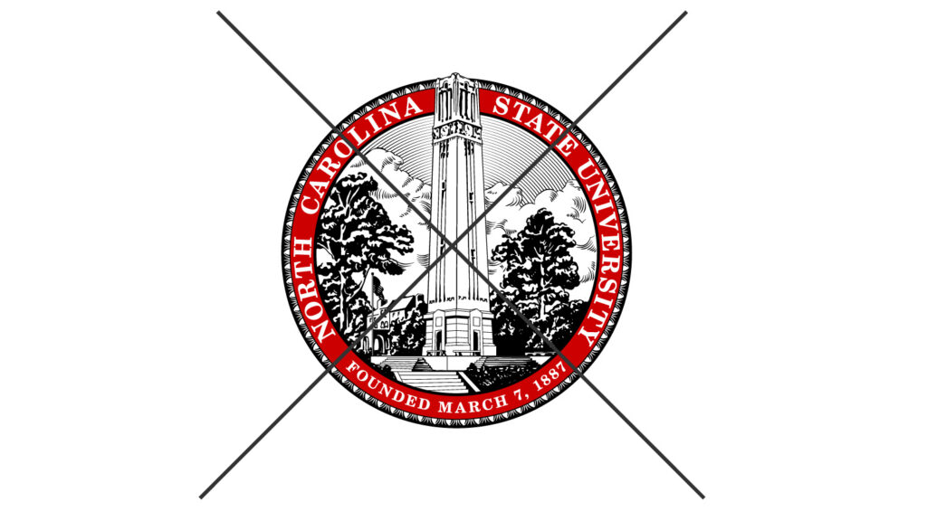 Do not use the chancellor's seal without granted permission. 