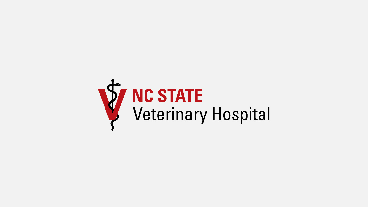 The NC State Veterinary Hospital logo.