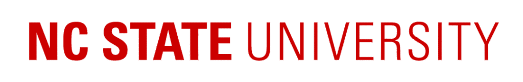 NC State Logo 4x1 Red